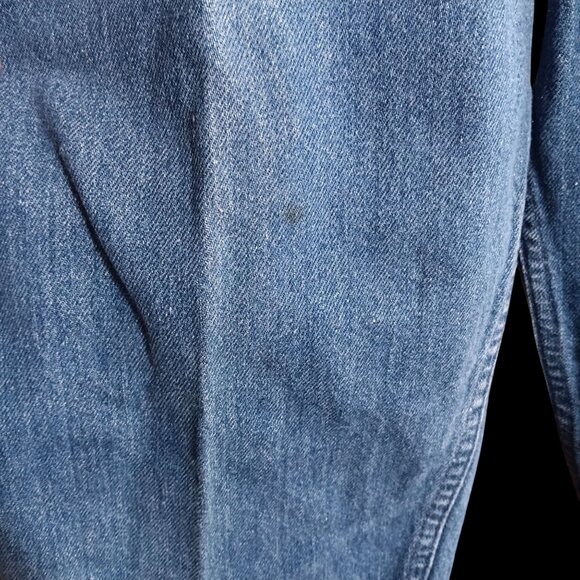 Vintage Womens' Jeans 12 25x31 L'Abeille High-Waisted Yoked Denim True Boho 70s - Picture 3 of 8